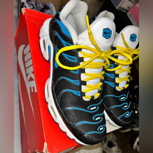 #Nike #AirMaxPlus #ElectricBlue #Size 10 #LikeNew #GreatCondition #NoBox - Picture 2 of 9
